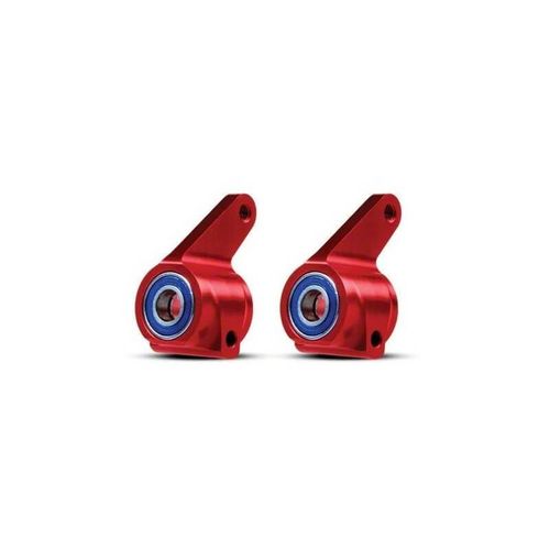Fusées De Direction Gauche/Droit Alu Rouge - Traxxas Trx3636x-Traxxas