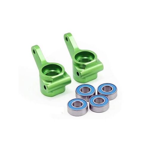 Fusees De Direction Gauche/Droit Alu Vert - Traxxas Trx3636g-Traxxas