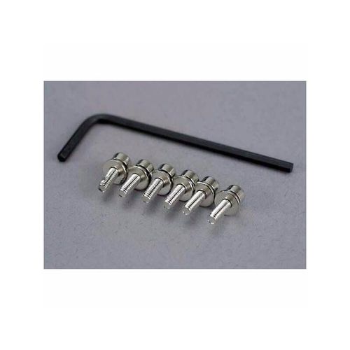 6 Vis Btr Tête Ronde 3x10mm Traxxas 3159-Traxxas