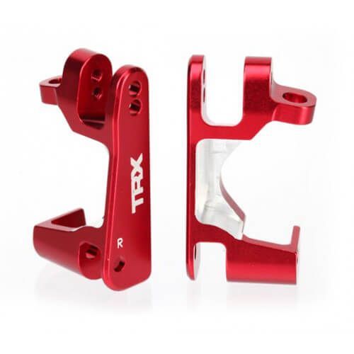 2 Etriers De Fusées Alu Anodisés Rouge Gauche Et Droit - Traxxas 6832r-Traxxas