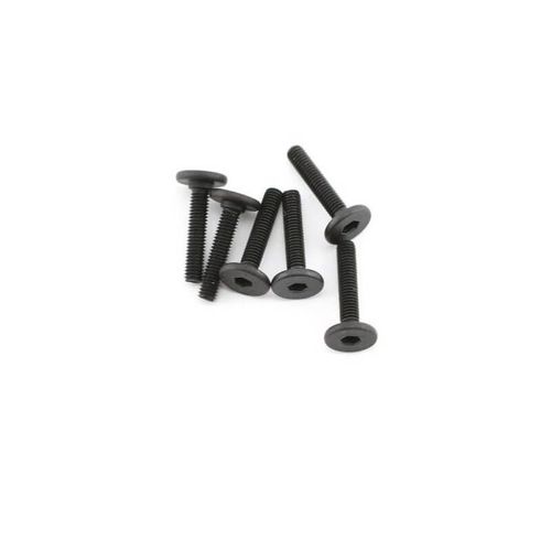 6 Vis Btr Tête Plate Large 3x15mm Traxxas 3646-Traxxas