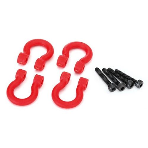 Crochets De Pare Chocs Rouge (X4) - Traxxas Trx8234r-Traxxas