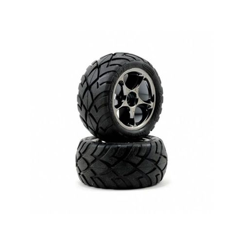 2 Roues Bandit Arrière Anaconda 2.2 Gris/Noir Traxxas 2478a-Traxxas