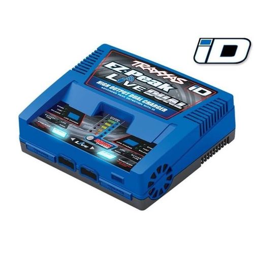 Chargeur Traxxas 2973g Ez-Peak Live Dual Id Bluetooth 200w-Traxxas