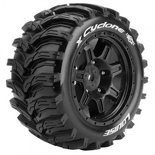 2 Pneus & Jantes Louise X-Cyclone Pour Traxxas X-Maxx 3298b-Louise