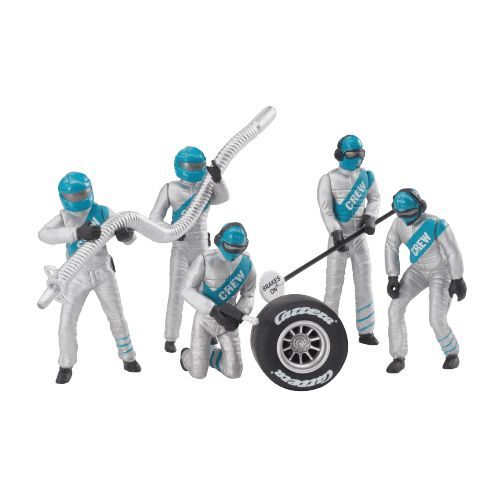 Lot De Personnages, Mécaniciens "Argent" - Carrera 21133-Carrera