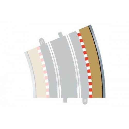 Bordures Extérieures Courbe Radius 4 22.5° (X4 Pièces) - Scalextric C8238-Scalextric