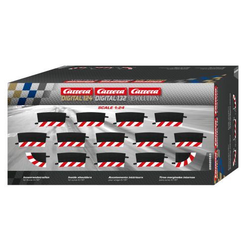 12 Bordures Intérieures Courbe Radius 4 15° - Carrera 20593-Carrera