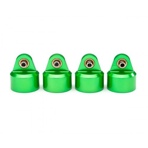 4 Bouchons Pour Amortisseurs Alu Vert Gt-Maxx - Traxxas Trx8964g-Traxxas