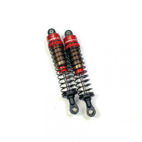 2 Amortisseurs Standard En Aluminium 75mm Pour Voitures Rc 1/10 - Absima 2330042-Absima