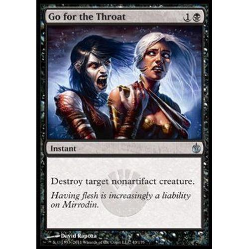 Droit À La Gorge - Mirrodin Assiégé - Go For The Throat - U - Mtg