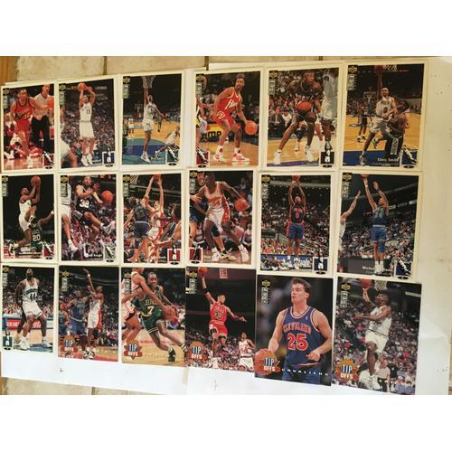 Lot De 141 Cartes Basketball Différentes Upper Deck Collector's Choice 1994-1995 Françaises