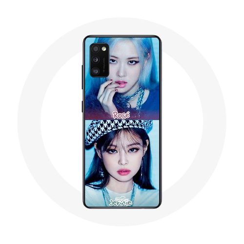 Coque Pour Samsung Galaxy A41 Blackpink Groupe K-Pop Filles Jennie Et Rosé Lovesick Girls Poster The Album