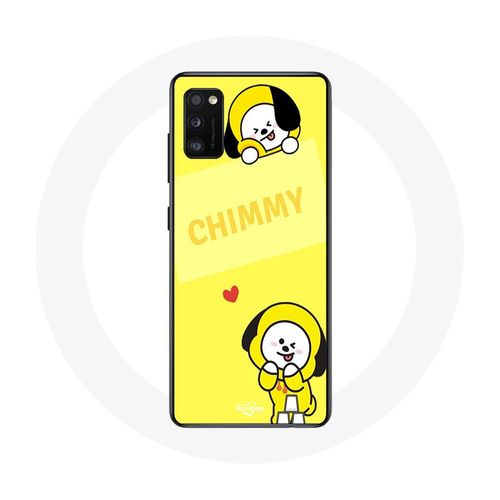 Coque Pour Samsung Galaxy A41 Bts Bangtan Bt21 Chimmy Jimin Fond Jaune