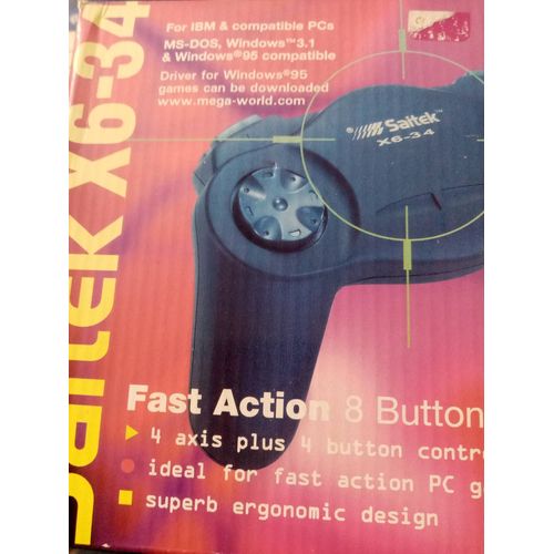 Manette Saitek X6-34 (Pour Pc)