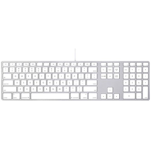 Clavier QWERTY filaire avec pavé numérique Apple A1243 Apple