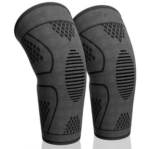 2 Pack Genouillère De Compression Pour Hommes Et Femmes, Support De Genou Pour La Course À Pied,Soulagement Douleurs Articulaires(S)