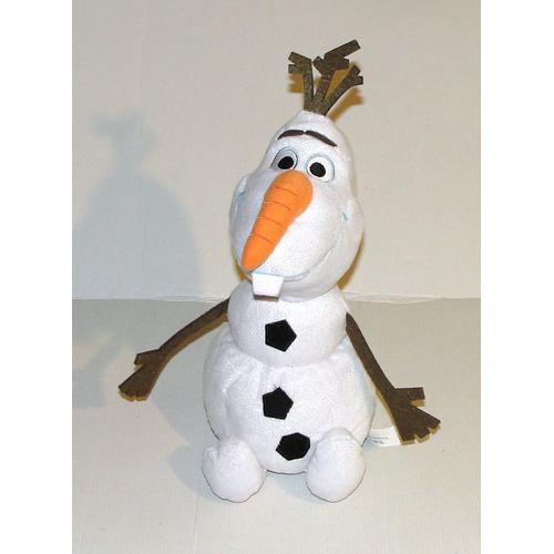 Peluche La Reine Des Neiges Disney - Olaf Le Bonhomme De Neige Roulant Lumineux Sonore