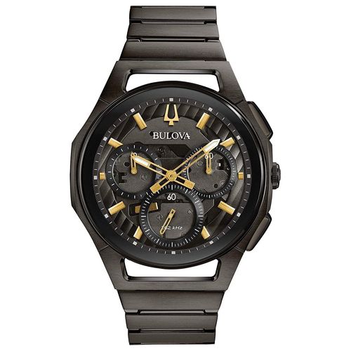 Bulova Montre Gris Chronographe Hommes Curv / Progressive Sport 98a206