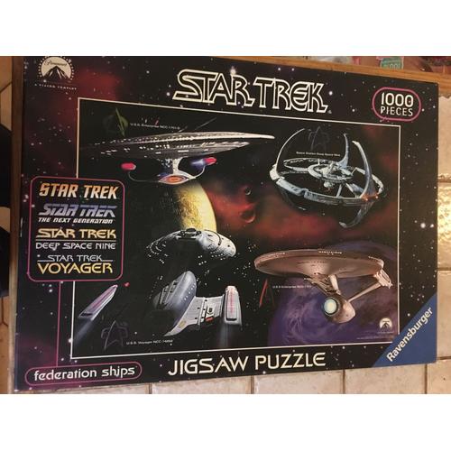 Puzzle Star Trek 1000 Pièces Federation Ships Ravensburger