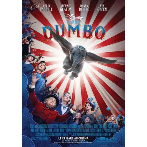 Affiche Officiel Cinema Du Film Dumbo Tim Burton Pf