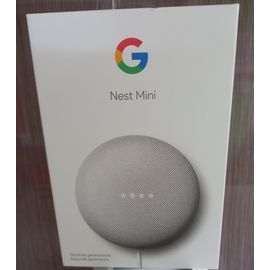 GOOGLE HOME NEST MINI 2ème génération gris clair