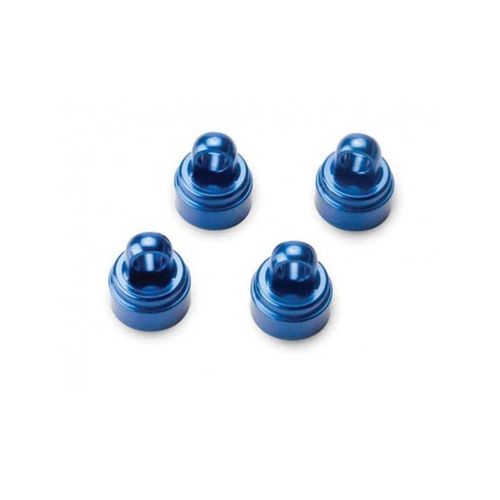 Bouchons D'amortisseurs Alu Anodisés Bleu X4 - Traxxas Trx3767a-Traxxas