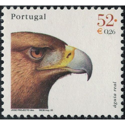 Portugal 2000 Neuf Oiseau Águia Real Aigle Royal Y&t Pt 2400 Su