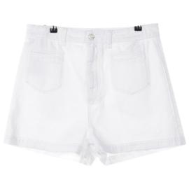 Mini Utility Short Lin Theory en coloris Blanc Femme Vêtements Shorts Mini shorts 