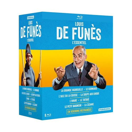 L'essentiel De Louis De Funès - Coffret 8 Dvd - Pack - Blu-Ray