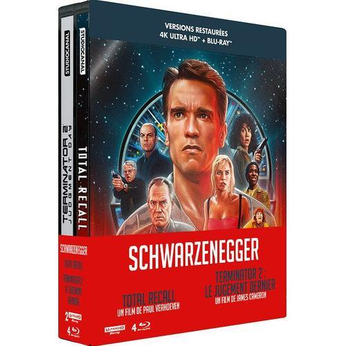 Total Recall + Terminator 2 - 4k Ultra Hd + Blu-Ray - Édition Boîtier Steelbook
