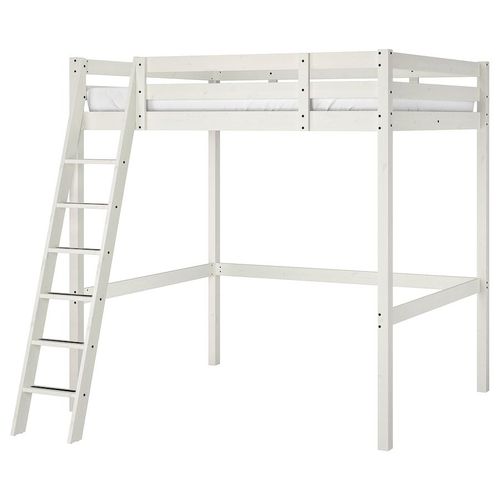 Lit Mezzanine 2 Place 140x200 , Blanc Ikea