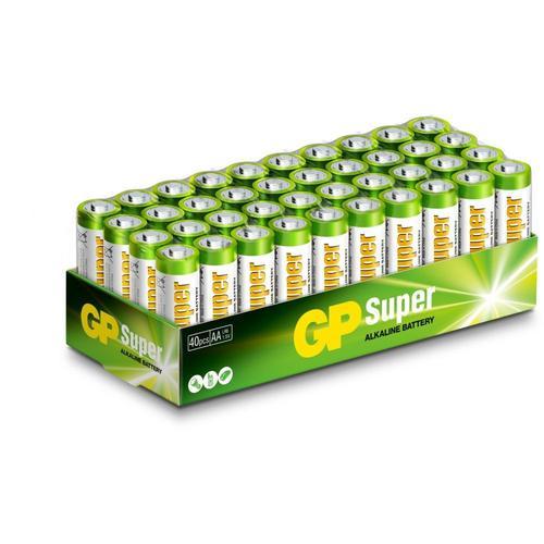 Pile GP Pack de 40 piles Super Alcaline LR6/AA