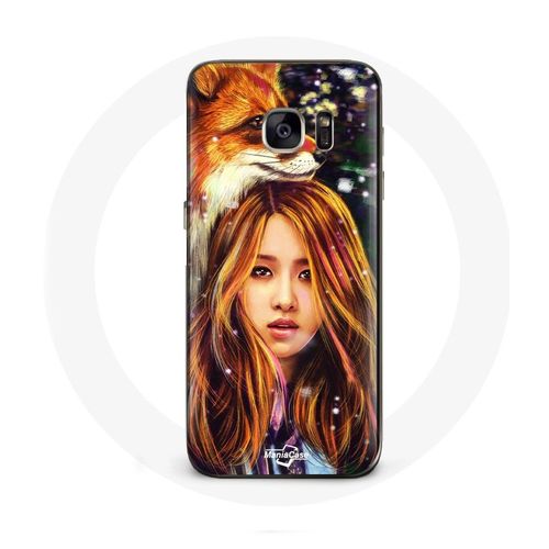 Coque Pour Samsung Galaxy S6 Blackpink Rosé Poster Fanart