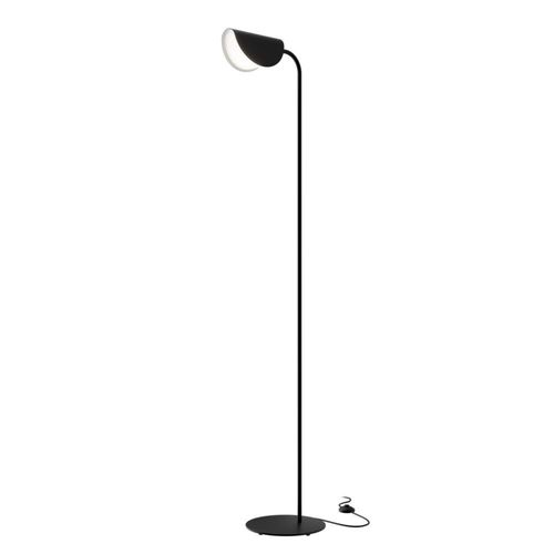 Maytoni Mollis Lampadaire Moderne Noir, Abat-Jour En Acrylique