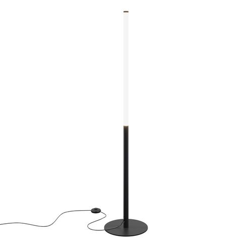 Maytoni Ray Lampadaire Intégré Table & Floor Led Noir, 3000k, Abat-Jour En Aluminium