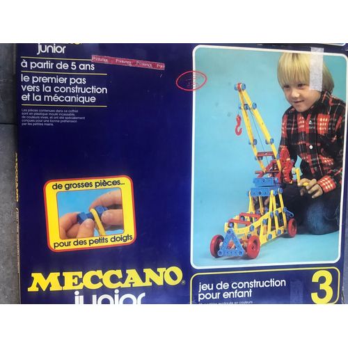 Ancienne Boite De Meccano Junior Numéro 3 
