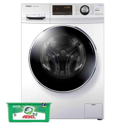 HAIER Lave-linge frontal 10kg 1400trs/min Direct Motion Machine à laver hublot