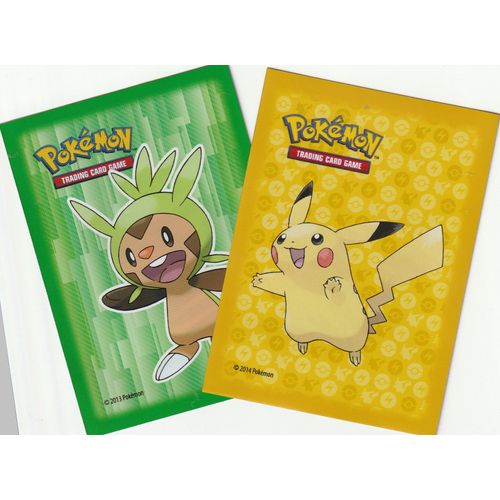 2 Sleeves Pokemon - Pikachu/Ouistempo -