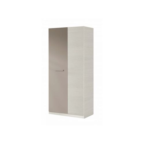 Armoire Enfant Maud 2 Portes L90cm X H200cm - Taupe