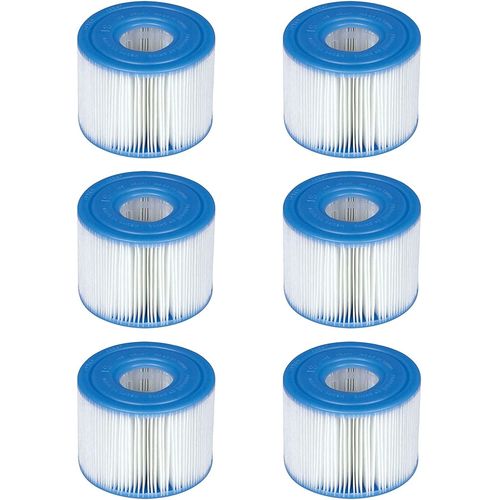 Intex 29001E Lot de 6 Cartouches de Piscine PureSpa Type S1 faciles à Installer