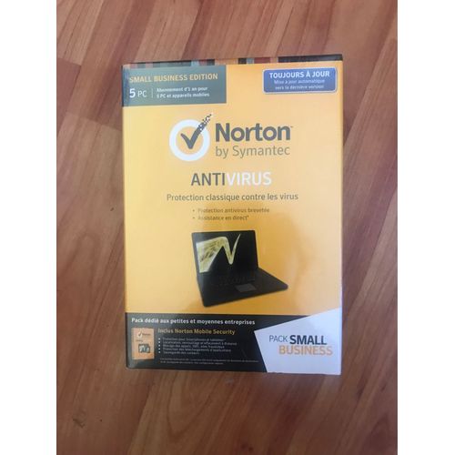 Norton By Symantec 5pc Antivirus Pack Small Business Édition.