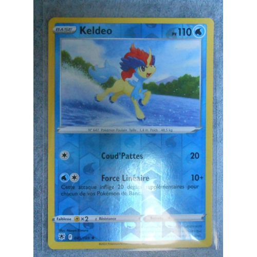 Carte Pokemon Keldeo Reverse 045/189 - Eb10 - Astres Radieux - Vf