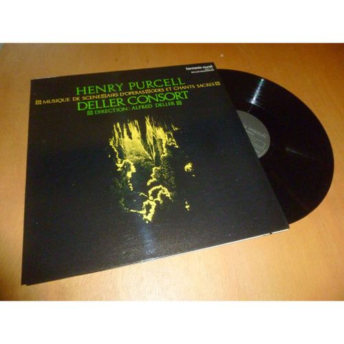 Deller Consort / Alfred Deller - Henry Purcell : Musique De Scene - Airs D'operas - Odes Et Chant Sacrés Harmonia Mundi Lp