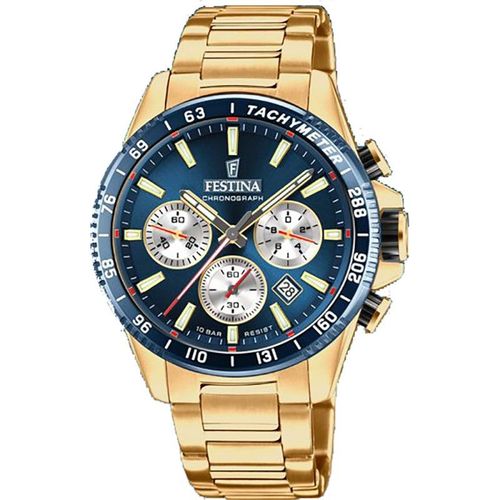 Festina Montre Chronographe Homme Acier Doré F20634/2