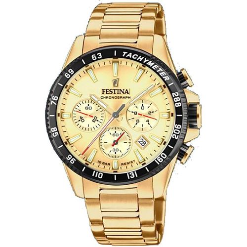 Festina Montre Chronographe Homme Acier Doré F20634/6