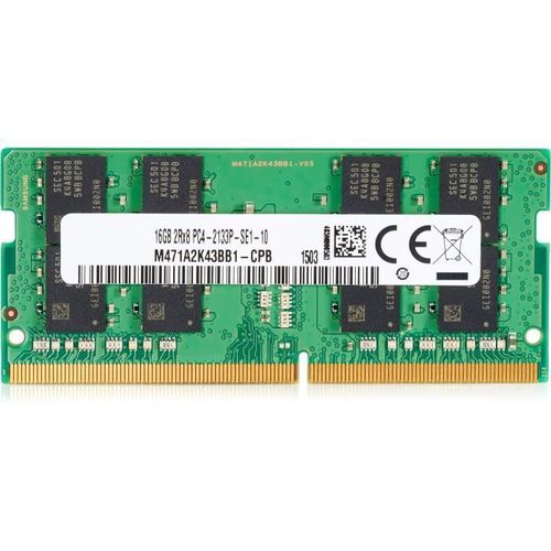 HP - DDR4 - module - 16 Go - SO DIMM 260 broches - 2666 MHz / PC4-21300 - 1.2 V - mémoire sans tampon - non ECC - pour (non-ECC): EliteBook 1050 G1, 735 G5, 735 G6, 745 G5, 745 G6, 755 G5, 830...
