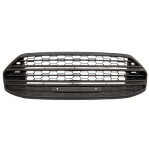Grille Centrale Inférieure Pour Ford Ecosport Ii Phase 1, 2013-2017, Noire, Neuve
