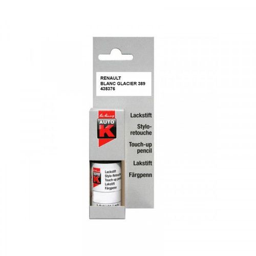 Stylo De Retouche Pour Carrosserie - Renault - 389 Blanc Glacier - Auto K