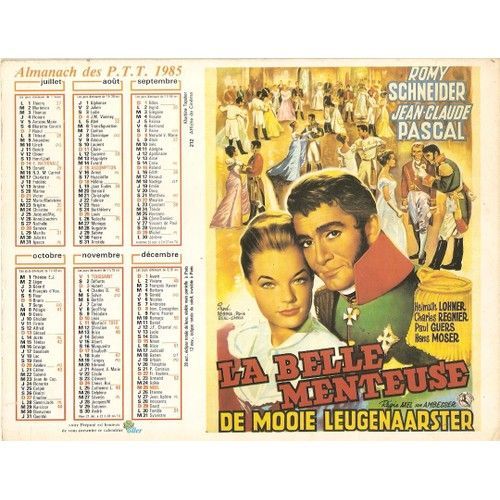 Calendrier Ptt 1985